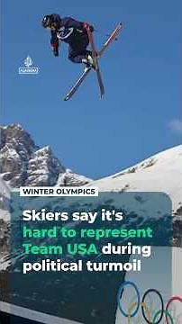 Olympic skiers say it’s hard representing Team USA during political turmoil