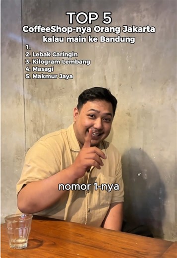 Top 5 Coffeeshop Rekomendasi untuk Orang Jakarta di Bandung