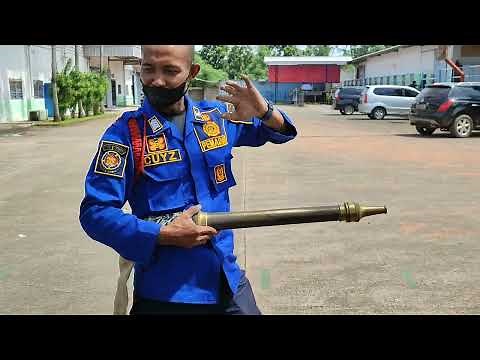 CARA BUKA KERAN HYDRANT, CARA MEMASANG NOZZLE DAN SELANG DI SIAMESE CONNECTION FIRE HYDRANT TRAINING