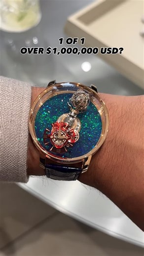 WRIST ENTHUSIAST on Instagram: "Wrist rolling the 1 of one @jacobandco Astronomia Four-Axis Tourbillon. While there is currently no price for the watch, the standard model retails for $770,000 USD. This likely puts this piece unique well over $1,000,000 USD. Would you wear it?"