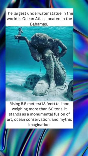The World’s Largest Underwater Statue: Ocean Atlas