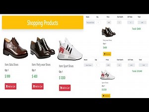 php ecommerce website with mysql in hindi || calculate GST bill in ecommerce website with php 2020