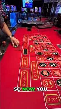 Easy Roulette Parlay Strategy- $50 to $540 #shorts