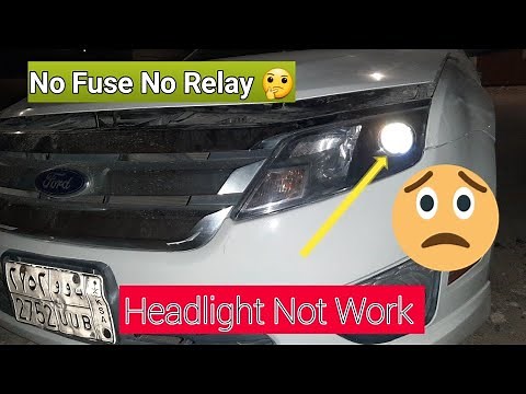 WHY HEADLIGHT DOES NOT WORK ON FORD. HEADLIGHTS NOT WORKING FIXHeadlight is not working Ford Fusen