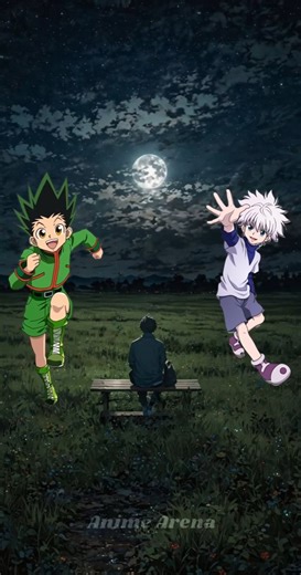 Gon vs killua #gonfreecss #killuazoldyck #hunterxhunter #anime