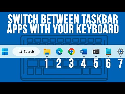 Switch Between Opened or Closed (Pinned) Taskbar Apps with Only Your Keyboard