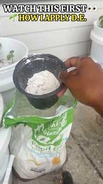 How I Apply Diatomaceous Earth Without Wasting It 🌱