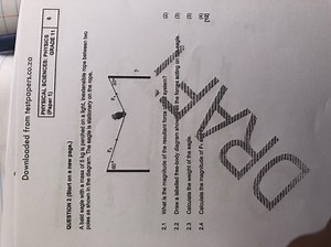 Downloaded from testpapers.co.zaPHYSICAL SCIENGES: PHYSICS(Pa... | Filo