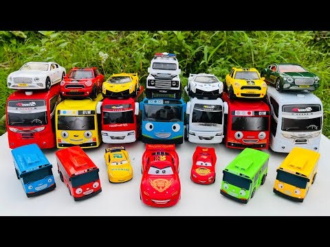 Mobil Mobilan Bus Tayo, Mobil Polisi, Ambulance, Mcqueen, Mobil Balap, Lamborghini, Bus Basuri #2015