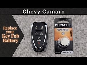 How to Replace a 2017 - 2024 Chevy Camaro Key Fob Battery