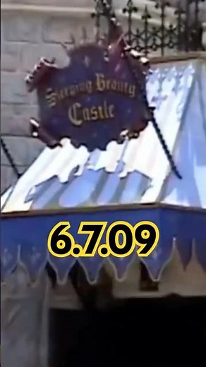 Sleeping Beauty Castle Walkthrough - June 7, 2009 - Disneyland #shorts #disneyland