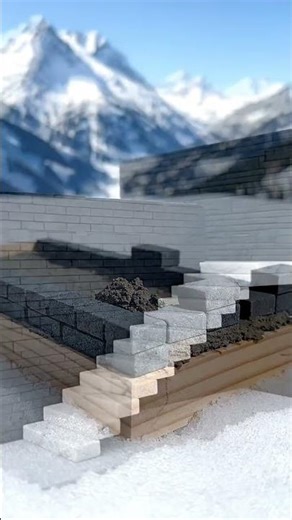 Building a Luxury Tiny Cabin in the Snow Miniature Construction