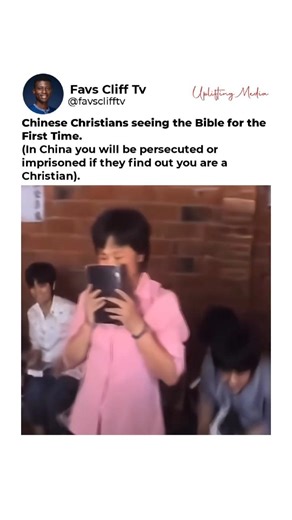 Chinese Christians seeing the Bible for the First Time