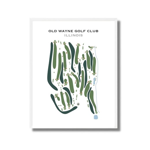 Old Wayne Golf Club, IL Golf Course Map Wall Art, Golf Map Canvas Art, Golf Lover Bedroom Poster, Golf Gift For Women, Gift For Dad - Etsy Sverige