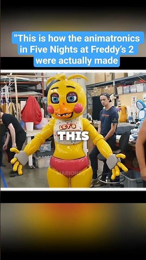 This is how the animatronics in Five Nights at Freddy’s 2 were actually made