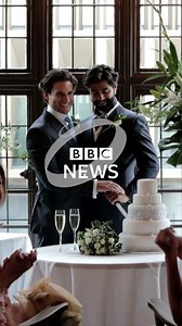 No touching, limited guests and a lot of sanitising... welcome to the socially distant wedding. 💒 bbc.in/2NXHjg0 | BBC News