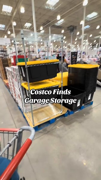 Shopclubcostco (@shopclubcostco)’s video of 27 gallon storage bin rack