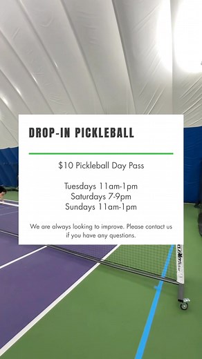 44K views · 169 reactions | Love pickleball? Want to try pickleball? Either way, the Sudbury Indoor Tennis Centre has you covered.  Drop-in Play  $10 Day Pass  Tuesdays 11 am–1 pm  Saturdays 7–9pm  Sundays 11 am–1 pm If you’re looking to sharpen your skills they also offer clinics and programs for beginners and seasoned players. Full details and programs on their website! https://www.sudburytennis.ca/pickleball | Sudbury Tourism | Facebook