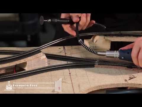 05 - Installing insulated joints on pre-installed train track