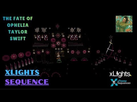 xLights Sequence The Fate of Ophelia Taylor Swift by xTreme Sequences