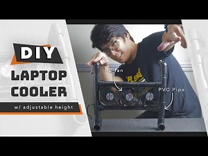Engineer Builds Laptop Cooler Out of Old Pipes - DIY Laptop Cooler
