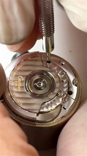 Cartier Watch Full Restoration – Disassembly, Cleaning & Assembly #watchrepair #watch #cartier