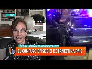 Ernestina Pais aclaró cómo fue el accidente con su auto
