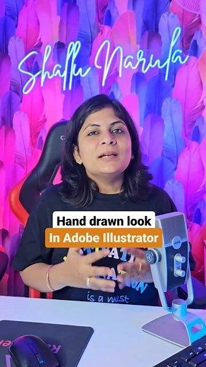 12K views · 180 reactions | Hand drawn look for Logos, posters and artworks. ✨#aitutorial #illustratortuts #illustratortutorial #learnillustrator #illustrationartist #graphicdesigner #abstractlogo #learnlogodesign #illustratorteacher #illustrator #adobeillustrators #illustratortipsandtricks #Shallunarula | Shallu Narula | Facebook