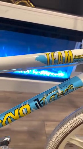 6.8K views · 166 reactions | 1987 white dyno Detour pure ❄️❄️ #dynobmx #dynodetour #dynopro #OldSchoolBMX #VintageBMX #radbmx | Rex's bmx bike collection | Facebook