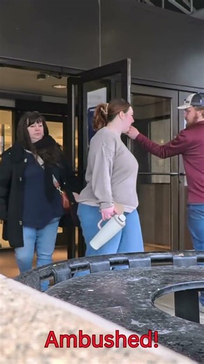 Store exit ambush prank, caught them by surprise!