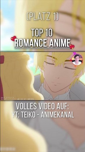 Top 10 Romance Anime (Deutsch / German) - Platz 1 | #shorts #anime