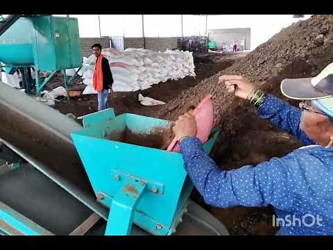 Cow dung processing machine (powder making machine)