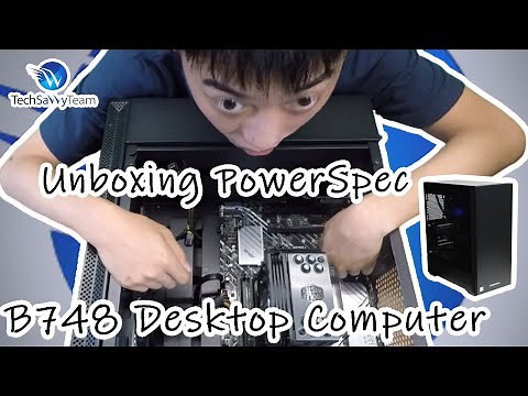 Unboxing PowerSpec B748 Desktop Computer | Tech Savvy Team