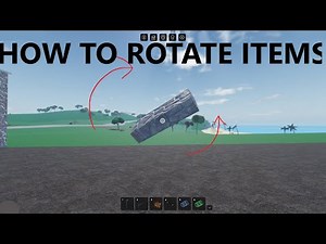 How to rotate items in Oaklands Roblox "PC"