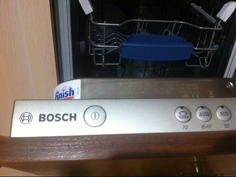 Video instructions for installing Bosch Built in Dishwashers