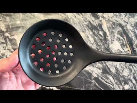 77L Silicone Slotted Spoon Review — Heatproof Skimmer Test