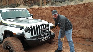 2.3K views · 55 reactions | When you're stuck and you need to put your winch to use our very own Kennelly shows you how to properly pull your vehicle out using a Smittybilt X20 12K winch and a stable support vehicle. Upgrade your recovery game today: https://www.smittybilt.com/gen2_winches.html Always follow proper safety techniques when winching or recovering stuck vehicles. | Smittybilt | Facebook
