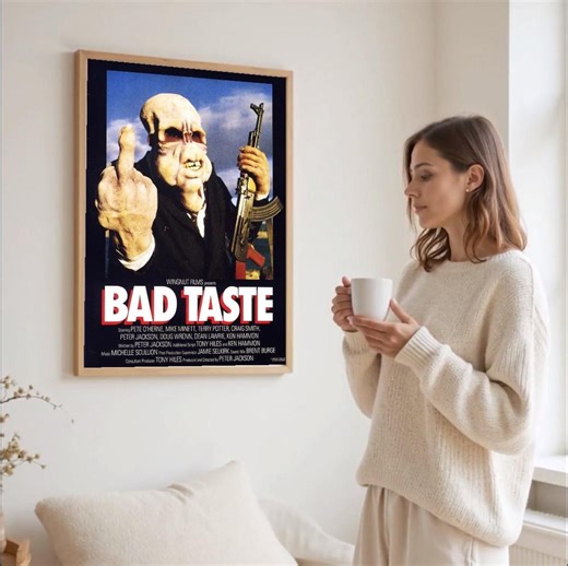 Bad Taste Movie Poster Vintage Horror Gore Cult Film Wall Art Print - Etsy