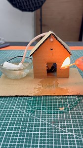 DIY Home Fire Detection & Automatic Fire Extinguishing System #shorts #project #schoolproject #FireDetection #SchoolProject #DIY #ScienceModel #smarthome | Creative SM
