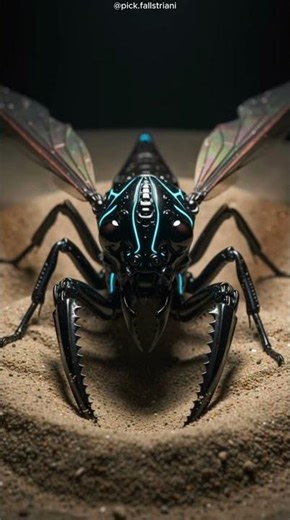 BIOLUMINESCENT ALIEN MUTANT INSECT WINGS SAND PIT