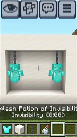 how I make an invisible op armour stand in Minecraft 🥶💀🥵 #minecraft #viral #shortvideo #shorts