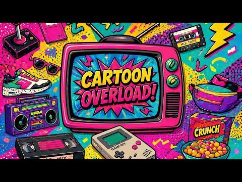 Saturday Cartoon Overload! VOL6. With Commercials and Bumpers|Hosted by The Nerdworm.