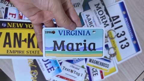 Custom Mini License Plate,Personalized Minnesota Bike License Plate - Select from All 50 States,3 Sizes - Customized Customizable State Car Tag Plates for Kids Bike, Bicycle,Toy Car,4x2 Inch