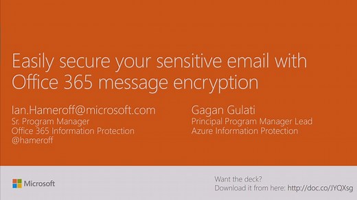 使用 办公室 365 邮件加密保护敏感电子邮件