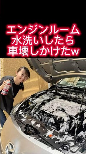【エンジンルーム洗浄】20年前のドロドロな中身を丸洗いしたら新車並みに激変！✨