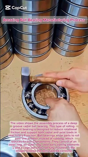 Amazing Ball Bearing Manufacturing Process