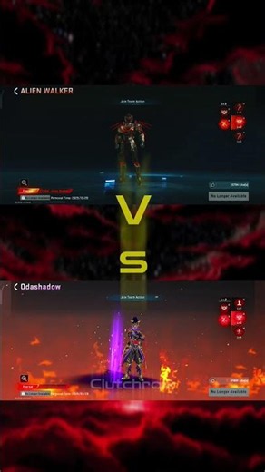 ALIEN WALKER vs ODASHADOW 😳🔥 | Which Skin Is Better? | Blood Strike #shorts