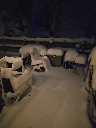 ISC fan Steve Peterson’s yard looks like it just signed a modeling contract with the North Pole! 13 inches of pure, uncut, frosty fabulousness and counting near LaPorte, Indiana! #INwx #Indiana #Weather #IndianaWeather #IndianaStormChasers #WinterStorm #Snow #LakeEffect #WinterWonderland #Magical #LaPorte #FBLifeStyle #Snowfall #FirstSnow #WeatherReady #WeatherReadyNation | Indiana Storm Chasers
