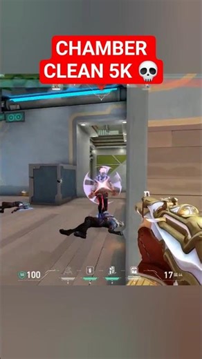 0% Luck. 100% Precision. The Chamber Ace ⚡#valorantclips #valoranthighlights