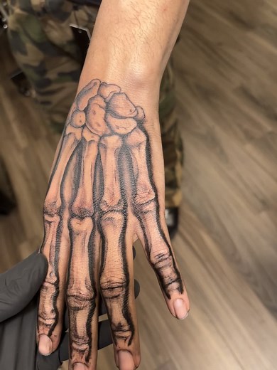 Skeleton Hand Tattoo Techniques for Apprentices